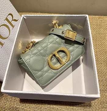 DIOR | Micro Caro Gray Bag - S2022U - 14x8x4cm