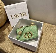 DIOR | Micro Caro Milk Green Bag - S2022U - 14x8x4cm - 1