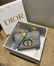 DIOR | Micro Caro Cloud Blue Bag - S2022U - 14x8x4cm - 1