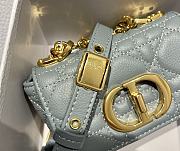 DIOR | Micro Caro Cloud Blue Bag - S2022U - 14x8x4cm - 4