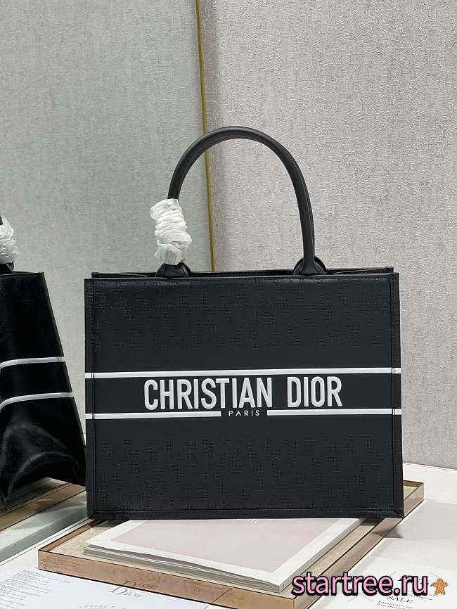 DIOR | Christian Book Tote Small Black - M1287 - 36×28 cm - 1