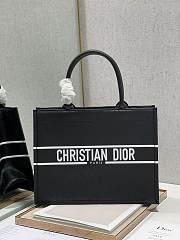 DIOR | Christian Book Tote Small Black - M1287 - 36×28 cm - 1