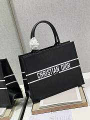 DIOR | Christian Book Tote Small Black - M1287 - 36×28 cm - 4