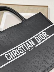 DIOR | Christian Book Tote Small Black - M1287 - 36×28 cm - 6