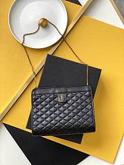 YSL | Victoire Baby Clutch In Leather - 657361 - 28.5 × 19.5 × 5.5 cm - 1