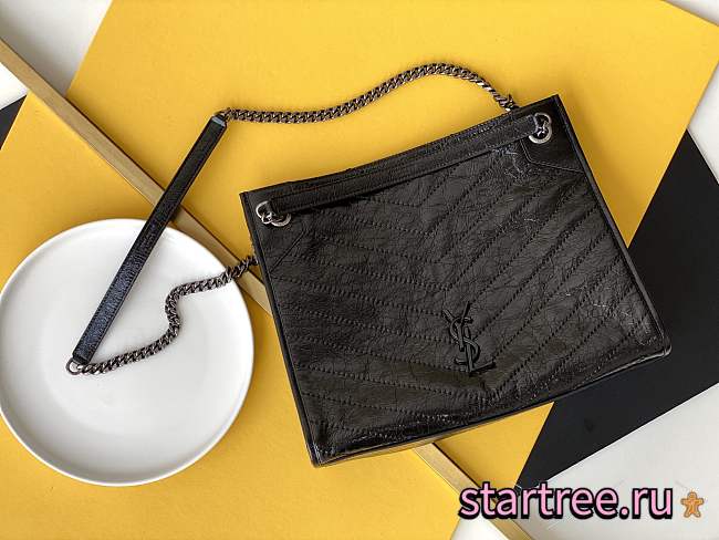 YSL | Niki Medium Shopping Black Bag - 33 x 27 x 11.5 cm - 1