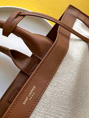 YSL | Shopping Tag in canvas and leather - 619757 - 41.5x34x14cm - 4