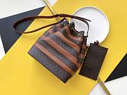 YSL | Le Monogramme Bucket Bag Chestnut -  25 x 17 x 30 cm - 4