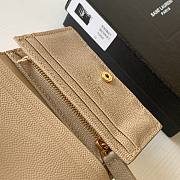 YSL | Monogram Card Case In Grain Beige - 530841 - 11 x 8,5 x 3 cm - 2