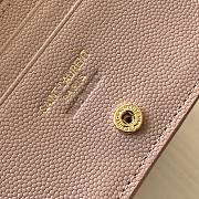 YSL | Monogram Card Case In Grain Pink - 530841 - 11 x 8,5 x 3 cm - 4