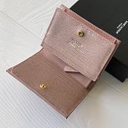 YSL | Monogram Card Case In Grain Pink - 530841 - 11 x 8,5 x 3 cm - 2