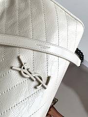 YSL | Niki Shopping White Bag - 577999 - 33 x 27 x 11.5 cm - 3