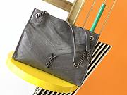 YSL | Niki Shopping Grey Bag - 577999 - 33 x 27 x 11.5 cm - 1