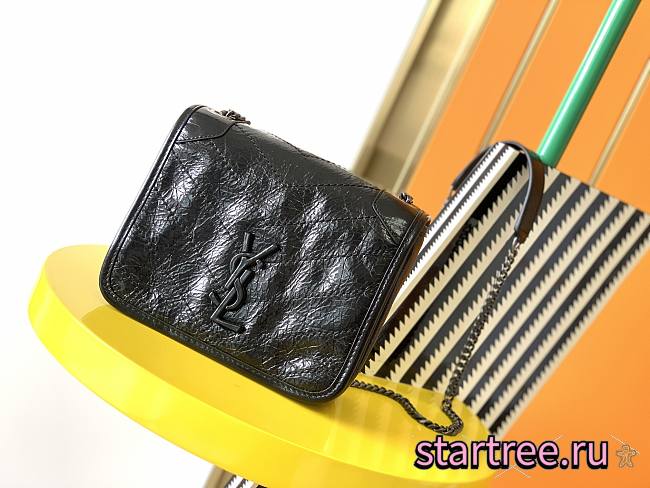 YSL | Niki Black Wallet on Chain - 583103 - 19x15x6cm - 1