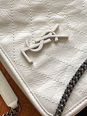 YSL | Niki White Wallet on Chain - 583103 - 19x15x6cm - 3