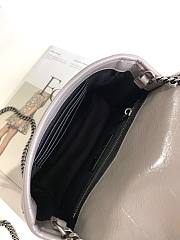 YSL | Niki Light Grey Wallet on Chain - 583103 - 19x15x6cm - 5