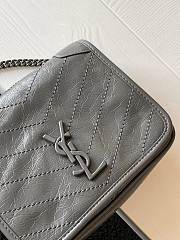 YSL | Niki Grey Wallet on Chain - 583103 - 19x15x6cm - 2