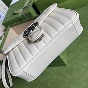 GUCCI | GG Marmont white bag - 446744 - 23 x 14 x 6cm - 2