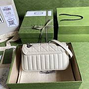 GUCCI | GG Marmont white bag - 446744 - 23 x 14 x 6cm - 6