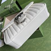 GUCCI | GG Marmont white bag - 443497 - 26 x 15 x 7cm - 6