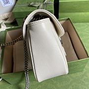 GUCCI | GG Marmont white bag - 443497 - 26 x 15 x 7cm - 5