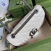 GUCCI | GG Marmont white bag - 443497 - 26 x 15 x 7cm - 3