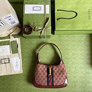 Gucci | Jackie 1961 small Burgundy bag - ‎636706 - 28 x 19 x 4.5cm - 6