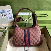 Gucci | Jackie 1961 small Burgundy bag - ‎636706 - 28 x 19 x 4.5cm - 3