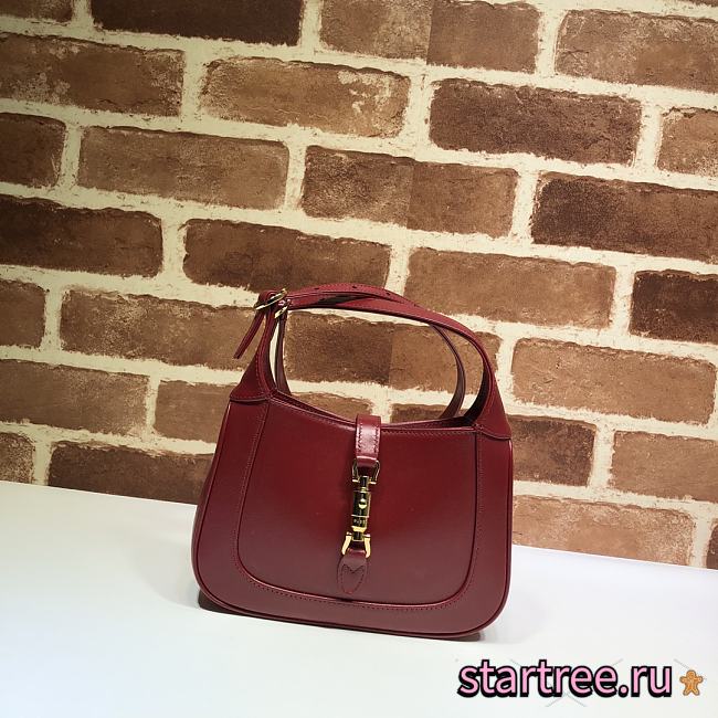 GUCCI | Jackie 1961 mini Red shoulder bag - ‎637091 - 19 x 13 x 3 cm - 1