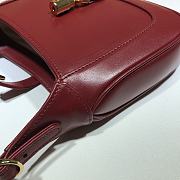 GUCCI | Jackie 1961 mini Red shoulder bag - ‎637091 - 19 x 13 x 3 cm - 4