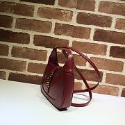 GUCCI | Jackie 1961 mini Red shoulder bag - ‎637091 - 19 x 13 x 3 cm - 3