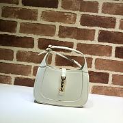 Gucci | Jackie 1961 mini white shoulder bag - ‎637091 - 19 x 13 x 3 cm - 1