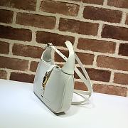 Gucci | Jackie 1961 mini white shoulder bag - ‎637091 - 19 x 13 x 3 cm - 3