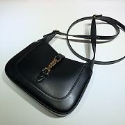 Gucci | Jackie 1961 mini black shoulder bag - ‎637091 - 19 x 13 x 3 cm - 6