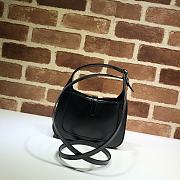 Gucci | Jackie 1961 mini black shoulder bag - ‎637091 - 19 x 13 x 3 cm - 3