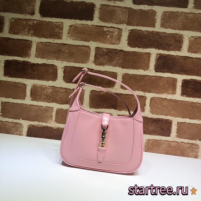 Gucci | Jackie 1961 mini pink shoulder bag - ‎637091 - 19 x 13 x 3 cm - 1