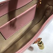 Gucci | Jackie 1961 mini pink shoulder bag - ‎637091 - 19 x 13 x 3 cm - 5