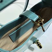 Gucci | Jackie 1961 mini blue shoulder bag - ‎637091 - 19 x 13 x 3 cm - 5