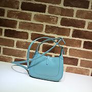 Gucci | Jackie 1961 mini blue shoulder bag - ‎637091 - 19 x 13 x 3 cm - 2