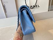 CHANEL | Classic Flap Chain Bag Cloud Blue Silver - A01112 - 25cm - 4