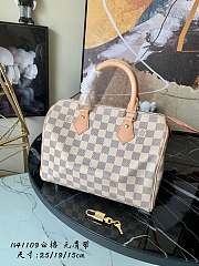 Louis Vuitton | Speedy 25 Damier Azur Canvas N41371  - 1