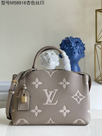 Louis Vuitton | Petit Palais Tourterelle/Cream - M58914 - 29 x 18 x 12.5 cm