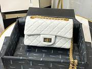 Chanel | Mini 2.55 White Handbag - AS0874 - 15.5 × 20 × 6 cm - 5