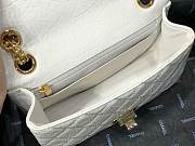 Chanel | Mini 2.55 White Handbag - AS0874 - 15.5 × 20 × 6 cm - 3