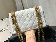 Chanel | Mini 2.55 White Handbag - AS0874 - 15.5 × 20 × 6 cm - 2
