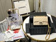 Chanel | Mini 2.55 Beige Handbag - AS0874 - 15.5 × 20 × 6 cm - 1