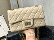 Chanel | Mini 2.55 Beige Handbag - AS0874 - 15.5 × 20 × 6 cm - 6