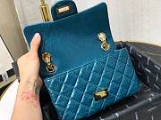 Chanel | Mini 2.55 Blue Handbag - AS0874 - 15.5 × 20 × 6 cm - 6