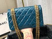 Chanel | Mini 2.55 Blue Handbag - AS0874 - 15.5 × 20 × 6 cm - 4