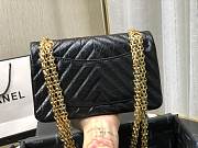 Chanel | Mini 2.55 Black Aged Calfskin Golden - AS0874 - 15.5 × 20 × 6 cm - 4